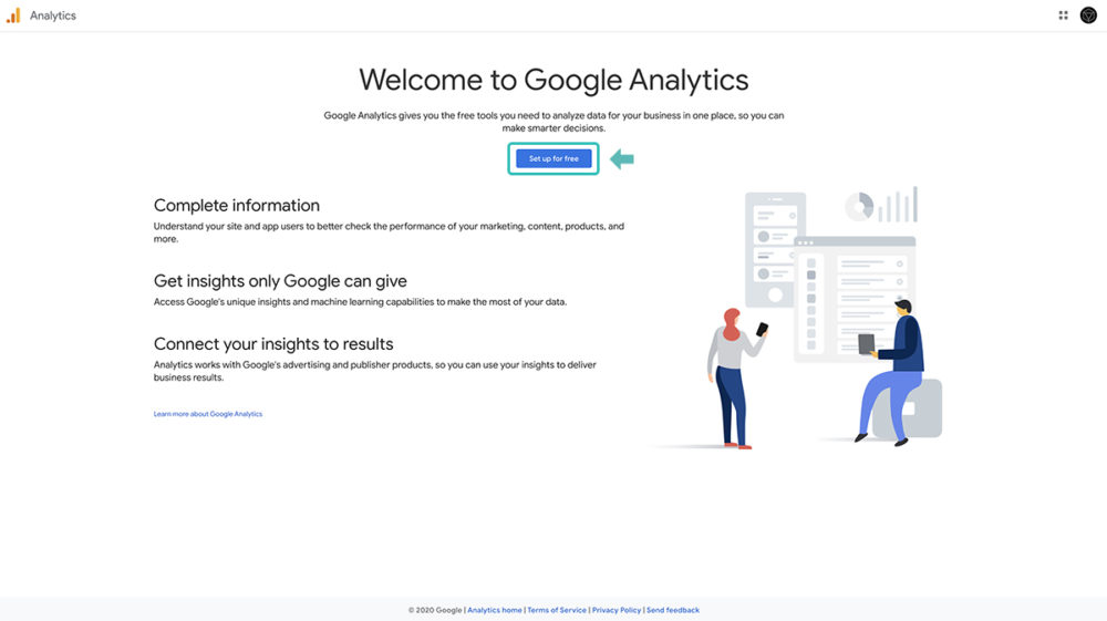 วิธีสมัคร Google Analytics